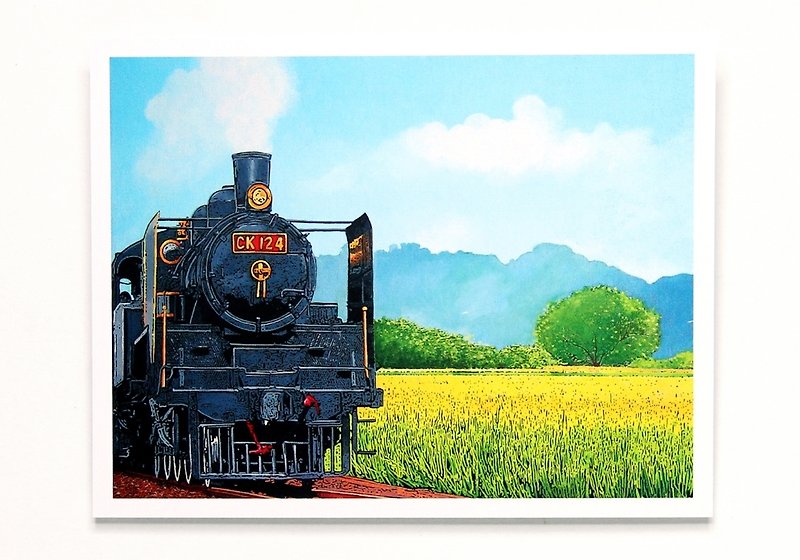 Railway illustration postcard Benz Tao Heung in memory (TRA official licensed version) - Cards & Postcards - Paper White