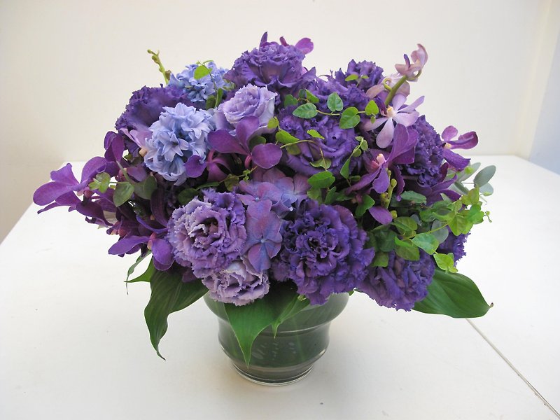 Purple Dream Potted Flower - ตกแต่งต้นไม้ - พืช/ดอกไม้ สีม่วง