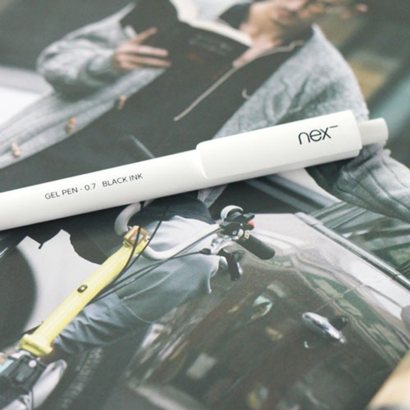 PREMEC nex Swiss ink pen white pen black refill single loading - Other Writing Utensils - Plastic White