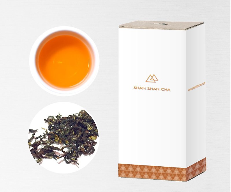 [Shan Shan Lai Tea] Natural Farming Method Sun Moon Lake Red Jade Tea Refill Pack (100g/box) - Tea - Fresh Ingredients Orange