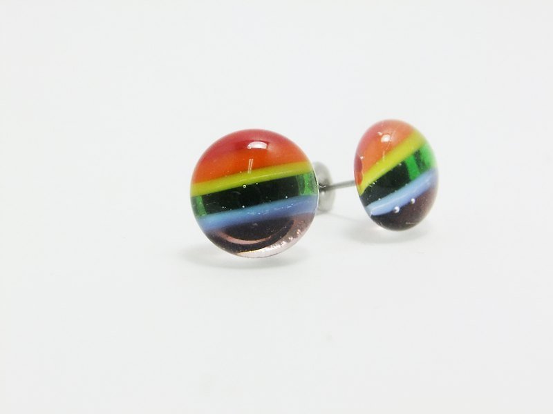 2013 Comrades Parade Limited models - glass earrings - ต่างหู - แก้ว หลากหลายสี