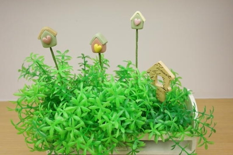 Handmade ZAKKA grocery potted flower holder - Plants - Clay Green