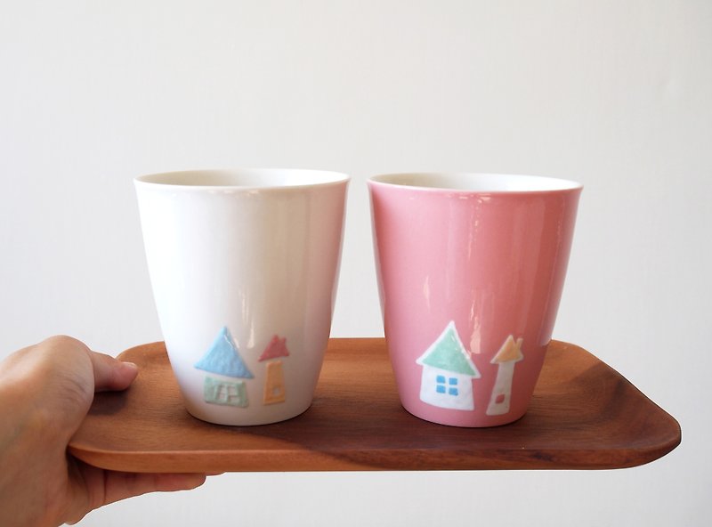 瓷 茶壺/茶杯/茶具 多色 - 彩色系列杯-四選二
