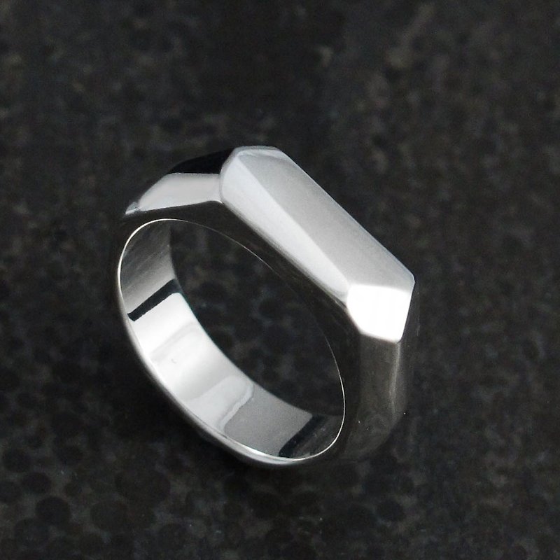 訂製戒指-造型戒 X-Ring(S) 925 純銀戒指-64DESIGN - 其他 - 純銀 銀色