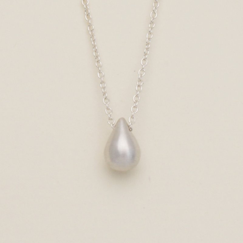Droplet Necklace - Necklaces - Sterling Silver Silver