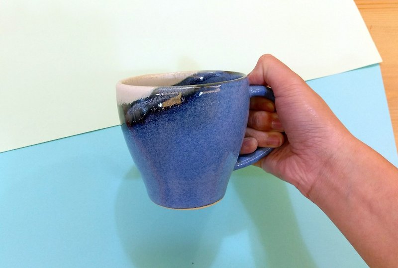 Fine product mug 260c.c - แก้วมัค/แก้วกาแฟ - วัสดุอื่นๆ สีน้ำเงิน