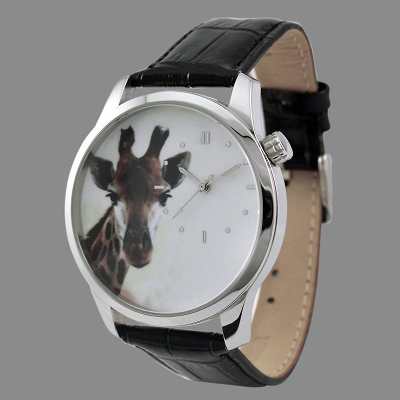長頸鹿手錶(大頭) - 男裝錶/中性錶 - 其他金屬 咖啡色