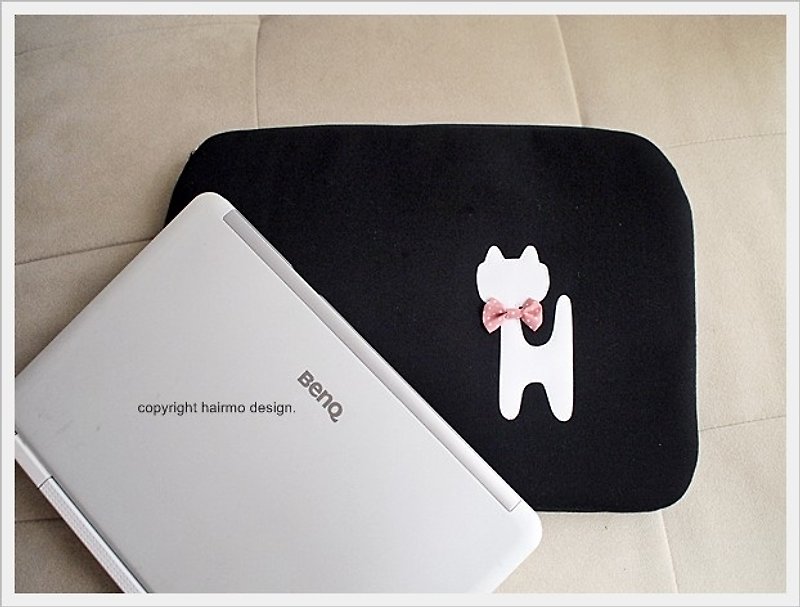 hairmo. Cat waited computer / I Pad Case (10 ") - Laptop Bags - Other Materials Black