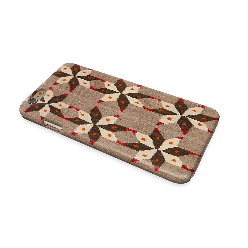 Navajo pattern brown classic tribal 50 3D Full Wrap Phone Case, available for  iPhone 7, iPhone 7 Plus, iPhone 6s, iPhone 6s Plus, iPhone 5/5s, iPhone 5c, iPhone 4/4s, Samsung Galaxy S7, S7 Edge, S6 Edge Plus, S6, S6 Edge, S5 S4 S3  Samsung Galaxy Note 5,  - Other - Plastic 