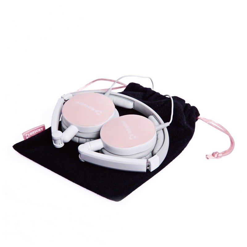 BRIGHT Color 粉彩系列立體聲摺疊耳機 白色 - 耳機/藍牙耳機 - 塑膠 多色