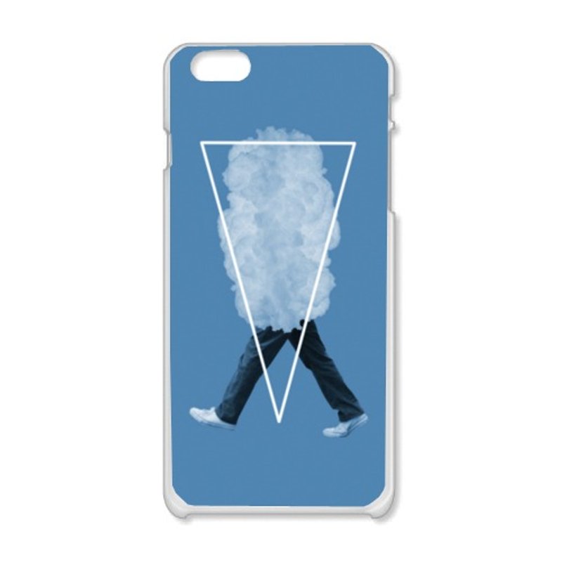 Cloud man iPhone case - เคส/ซองมือถือ - พลาสติก สีน้ำเงิน