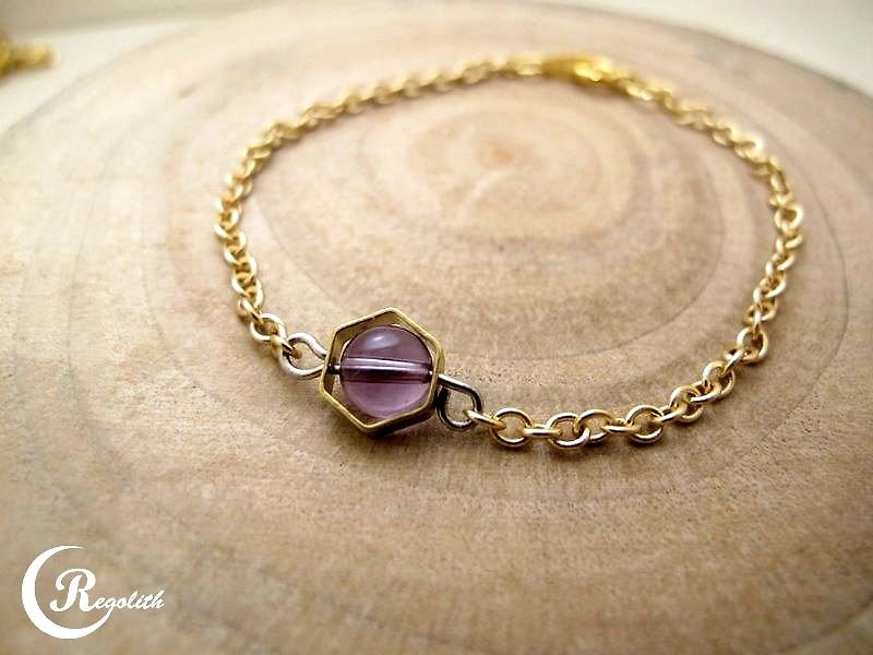February Planet February February Pisces - Bracelets - Other Metals Purple
