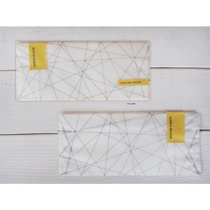 GIFT PAPER BAG-COMPLIQUÉ - ซองจดหมาย - กระดาษ ขาว