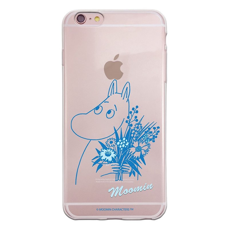 Moomin 噜噜 米 Genuine Authorization-TPU Phone Case [Moomin] - Phone Cases - Silicone Blue