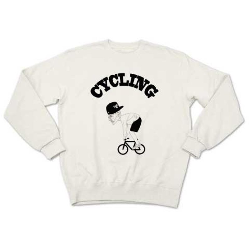 CYCLING（sweat white） - T 恤 - 其他材質 