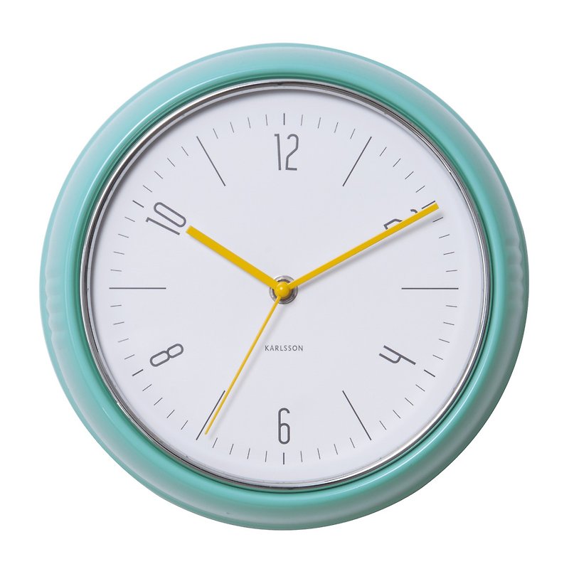 カールソン、壁掛け時計レトロなスチールレトロスチールウォールクロック - 時計 - その他の素材 多色