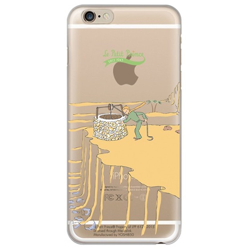 The Little Prince Classic authorization -TPU phone protective shell: [Let] beautiful desert wells "iPhone / Samsung / HTC / ASUS / Sony / LG / millet" - เคส/ซองมือถือ - ซิลิคอน สีส้ม