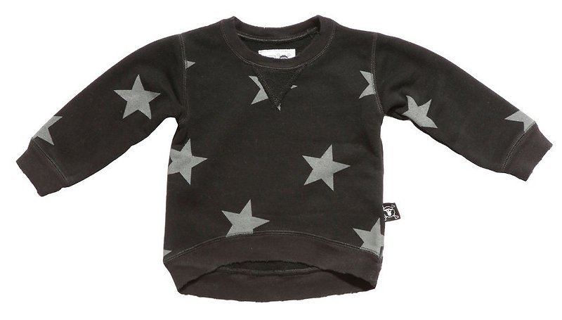 2014 autumn and winter NUNUNU star models casual shirt (large children) - อื่นๆ - ผ้าฝ้าย/ผ้าลินิน สีดำ