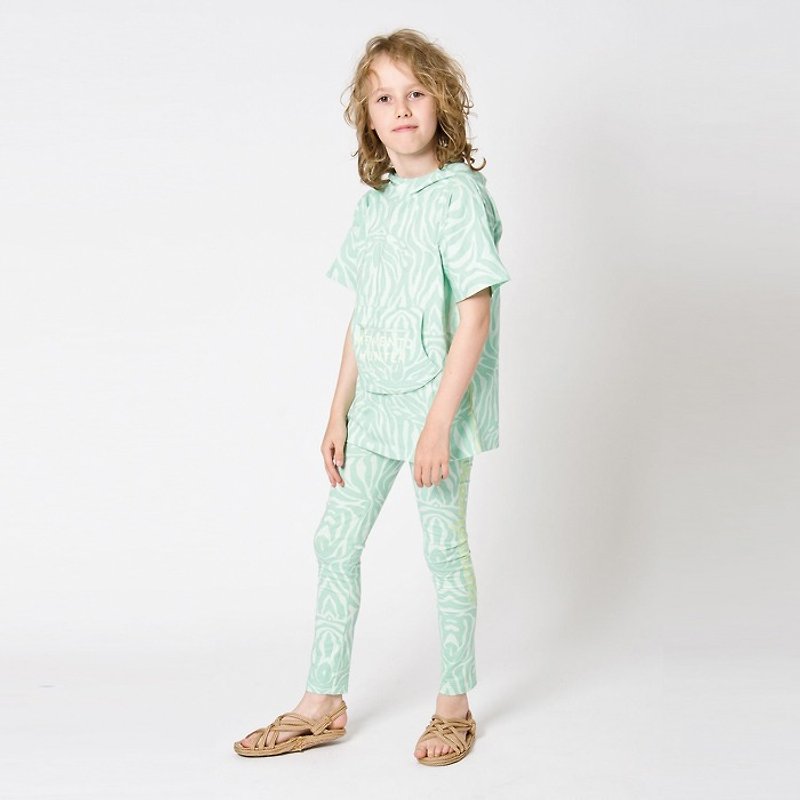 瑞典有機棉貼腿褲2歲至12歲 - 童裝褲 - 棉．麻 綠色