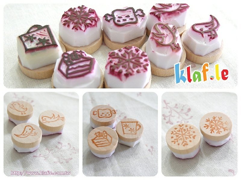 Lovely hand-carved rubber stamp clearing - each only a yo ~! - อื่นๆ - วัสดุอื่นๆ 