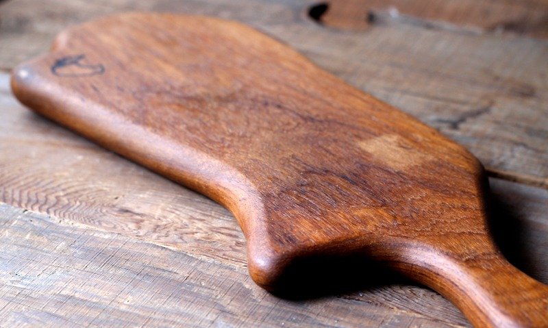 Burmese teak wooden cutting board ♩ - เครื่องครัว - ไม้ สีทอง