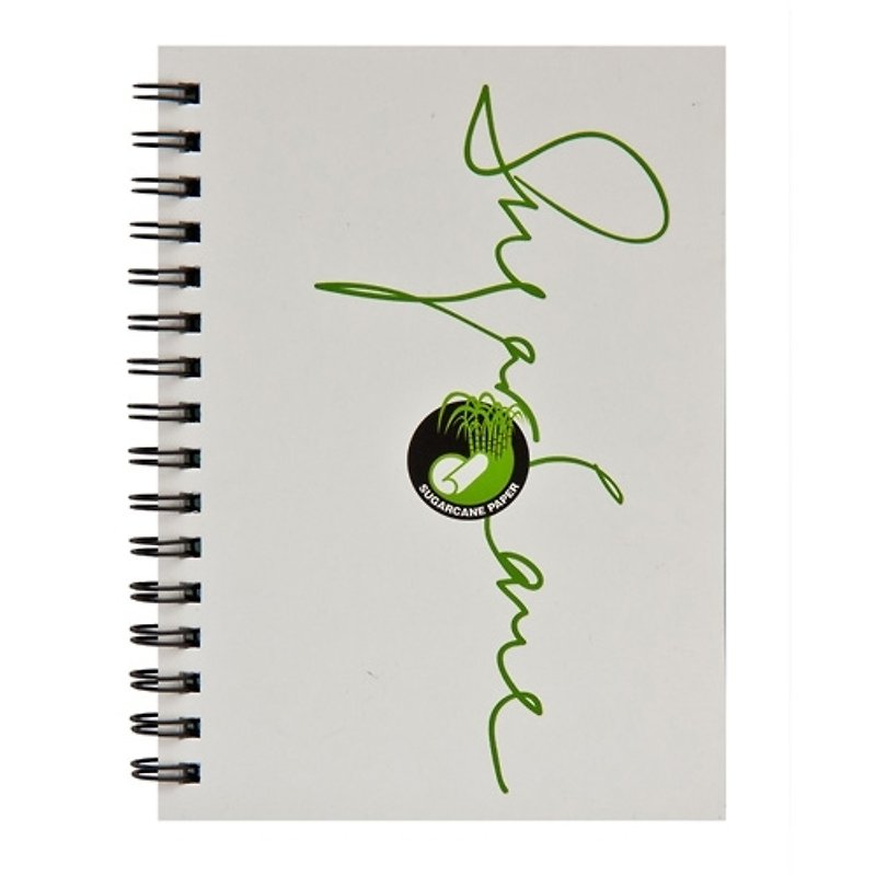 O'BON Green Sugar Cane Notebook_Simple Series_Green - Notebooks & Journals - Eco-Friendly Materials White