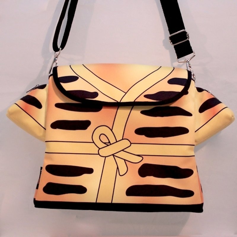 GOD " Hu Yeh " Tiger Bag - กระเป๋าแมสเซนเจอร์ - วัสดุอื่นๆ สีเหลือง