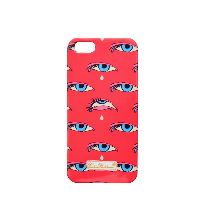 Eyes clear phone case iPhone 8 Case Sony xz case LG G6 case Samsung s8 case - Phone Cases - Plastic Red