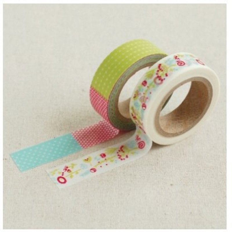 Dailylike and paper tape (2 into) 20-Fantasy, E2D97921 - Washi Tape - Paper Multicolor