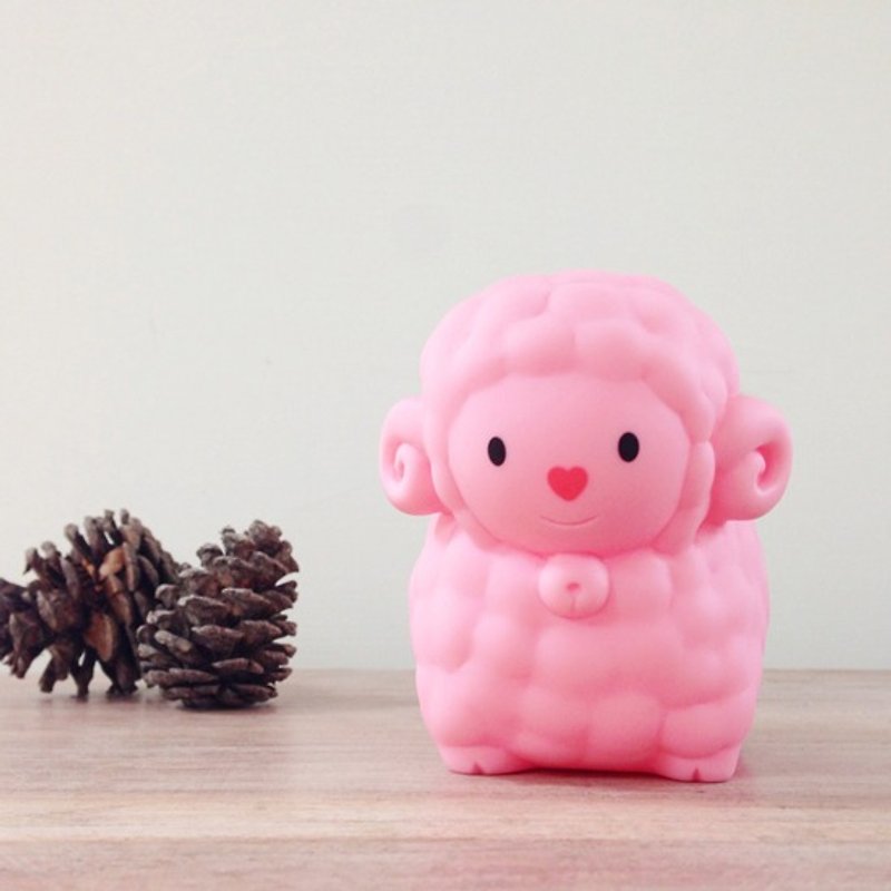 Sheep Piggy Bank - Pink - Coin Banks - Plastic Pink