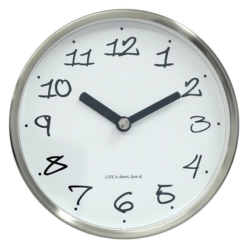 Mesa - Mature Taste Clock 2 in 1 (Metal) - นาฬิกา - โลหะ สีเทา