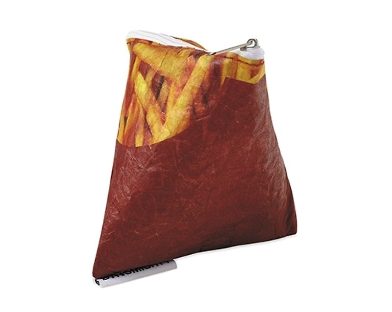 Mighty Stash Bag Purse -French Fries - กระเป๋าใส่เหรียญ - วัสดุอื่นๆ สีแดง