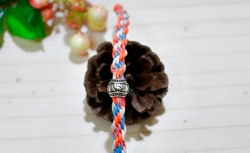 Thailand wax line silk silver _ X-color color can be chosen chicken // // ➪ Limited X1 - Bracelets - Wax Multicolor