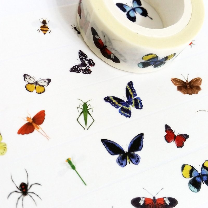 Masking Tape Summer Insects - Washi Tape - Paper 