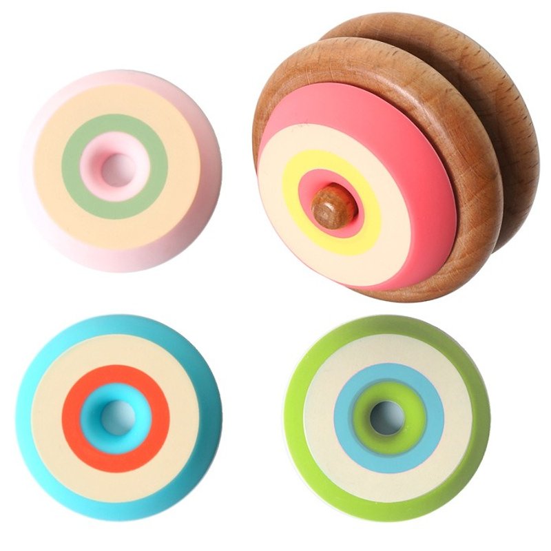 Vacii YoYo yo-yo Magnet - Candy - Magnets - Wood Multicolor