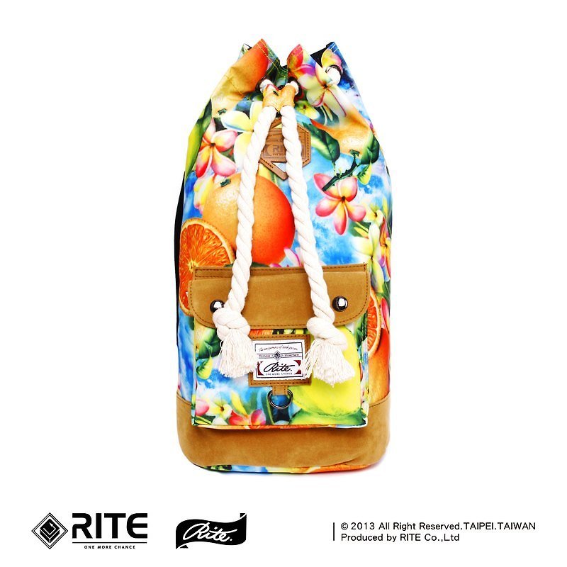 RITE Boxing Bag｜拳擊小背包-水果藍｜ - กระเป๋าแมสเซนเจอร์ - วัสดุกันนำ้ หลากหลายสี