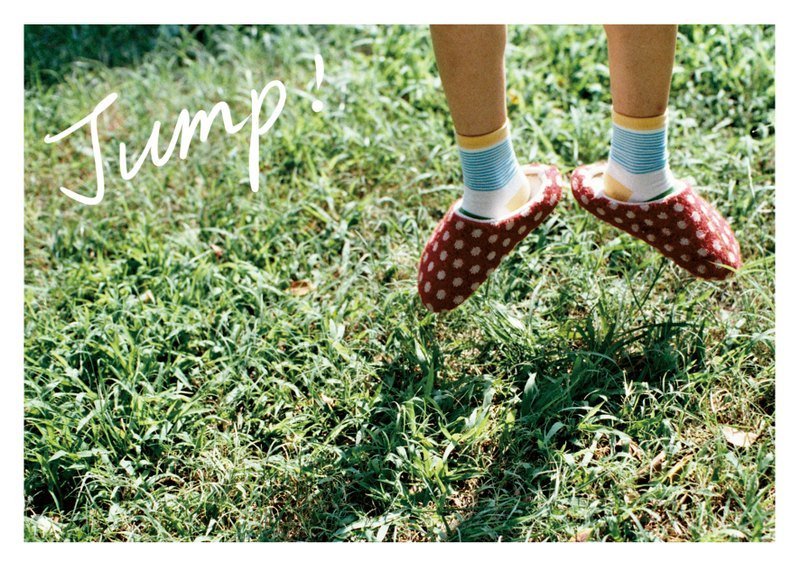 JUMP!! /Magai's postcard - Cards & Postcards - Paper Green