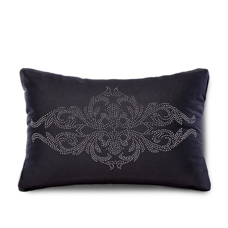 [GFSD] Rhinestone Boutique-Love Songs of Versailles Series Pillow-In the Mood for Love [Classical Gray] - Pillows & Cushions - Other Materials Gray