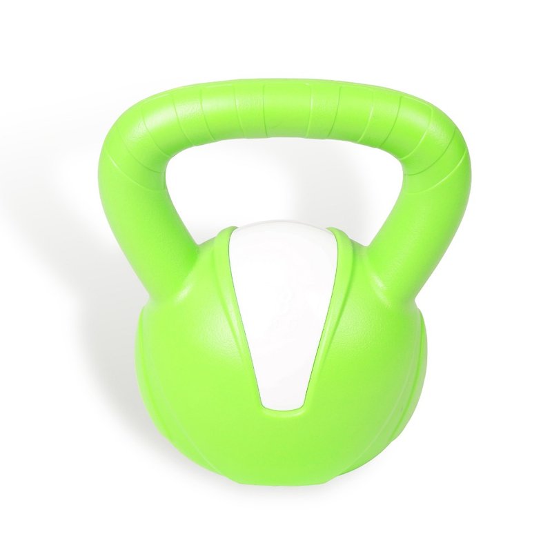 Fun Sport 8 kg kettlebell kettlebell (apple green) - Fitness Equipment - Plastic Black