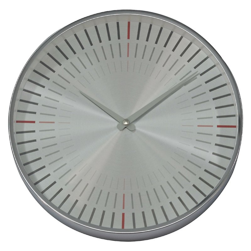 Award - Russian Turntable Clock (Metal) - นาฬิกา - โลหะ สีเทา