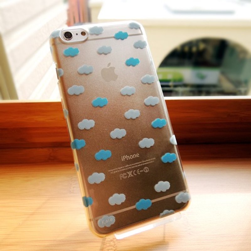 【買一送一】雲朵 (硬殼)保護殼 iPhone 6 Plus / 6S+ 手機殼 - 手機殼/手機套 - 塑膠 白色