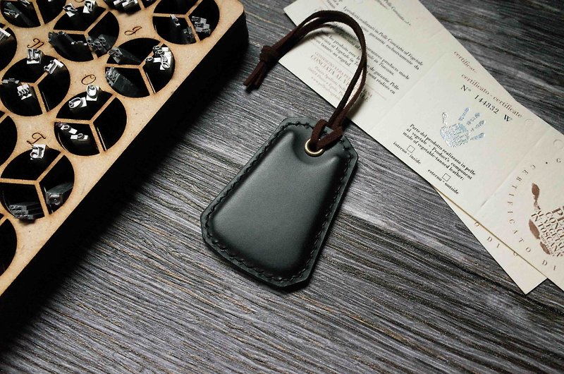 Taiwan EASYCARD Keyring B-Type- Black - Other - Genuine Leather Black