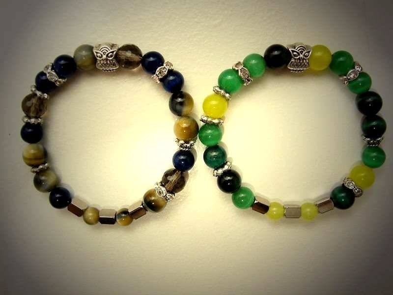 Night Green - Bracelets - Other Materials Multicolor