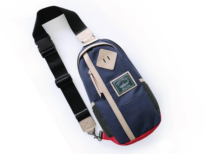 Matchwood Design Matchwood Hunter Shoulder Bag Backpack Side Bag Messenger Bag Chest Blue - Messenger Bags & Sling Bags - Waterproof Material Blue