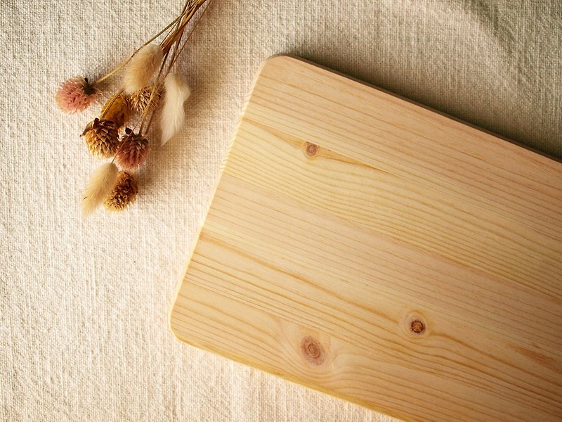 Finland VJ Wooden handmade wooden rectangular cutting board - เครื่องครัว - ไม้ สีนำ้ตาล