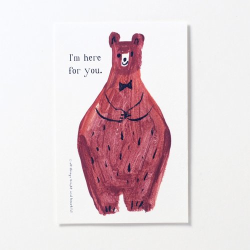 Bear Postcard