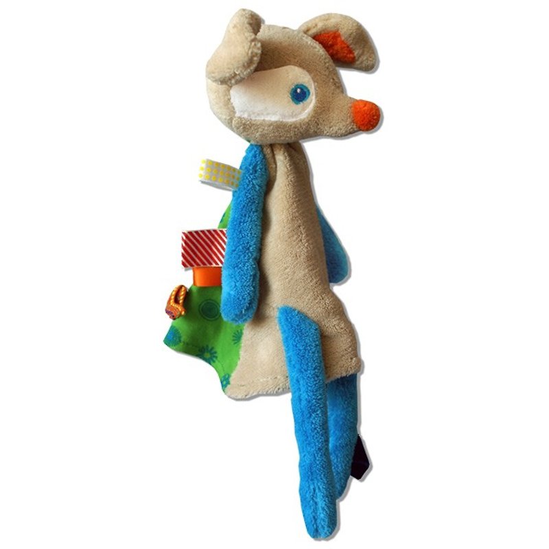 手の人形/子犬の樹皮をなだめるために「オランダSnoozebaby」ラベル - 知育玩具・ぬいぐるみ - コットン・麻 カーキ