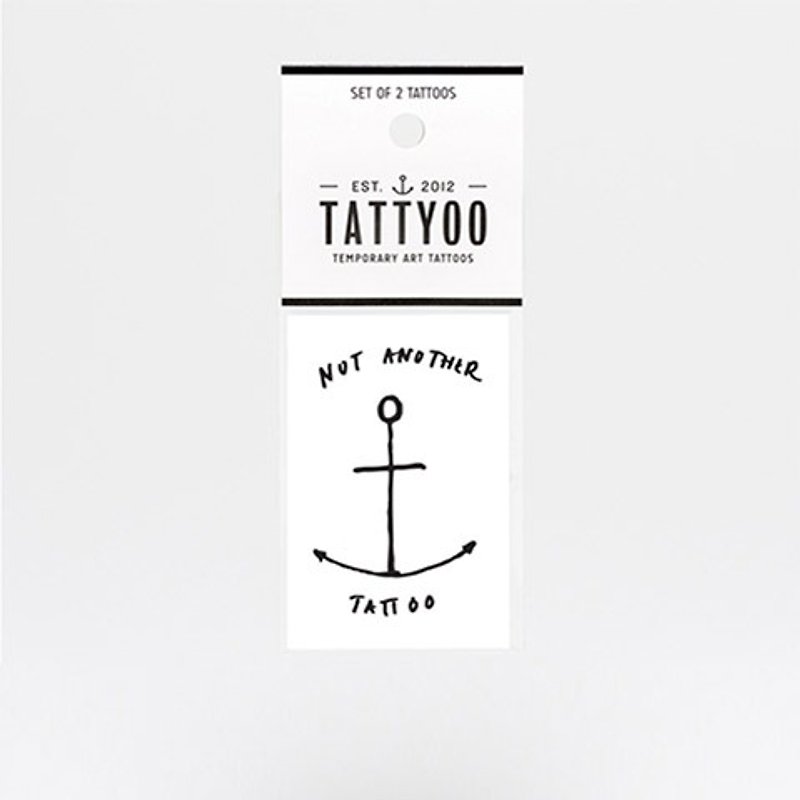 ANCHOR 刺青紋身貼紙 | TATTYOO - 紋身貼紙/刺青貼紙 - 紙 黑色