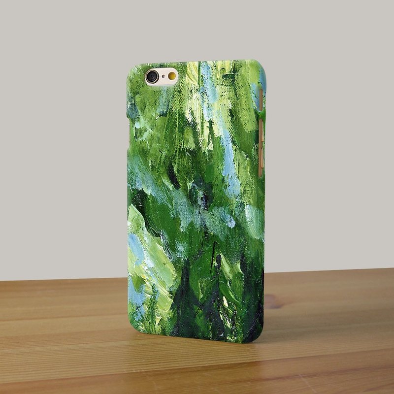 Green Waterpaint pattern 9 3D Full Wrap Phone Case, available for  iPhone 7, iPhone 7 Plus, iPhone 6s, iPhone 6s Plus, iPhone 5/5s, iPhone 5c, iPhone 4/4s, Samsung Galaxy S7, S7 Edge, S6 Edge Plus, S6, S6 Edge, S5 S4 S3  Samsung Galaxy Note 5, Note 4, Note - อื่นๆ - พลาสติก 
