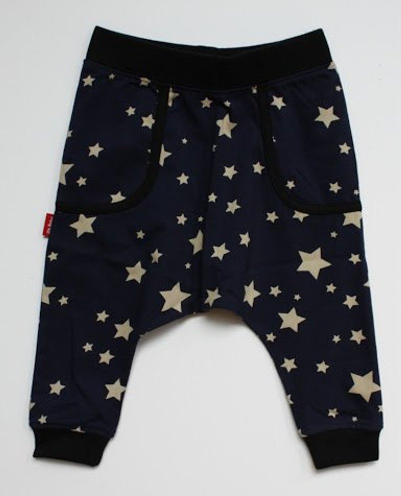 Oh Baby Landon--星星褲 - อื่นๆ - ผ้าฝ้าย/ผ้าลินิน สีดำ